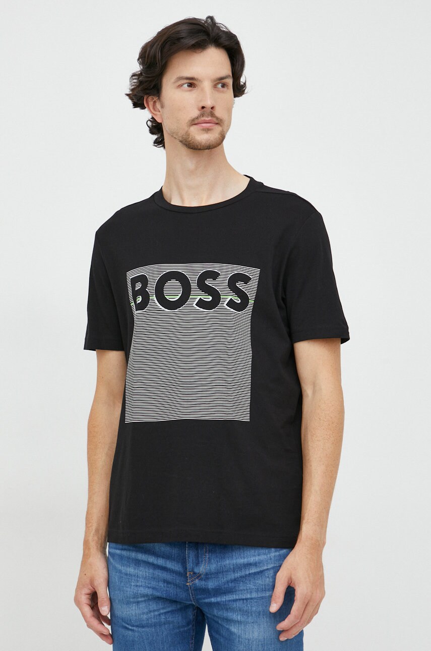 Boss tricou din bumbac boss athleisure , cu imprimeu