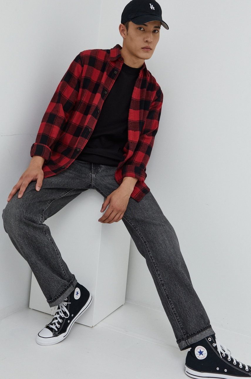 

Хлопковая футболка Jack & Jones Jortypechest цвет чёрный с принтом