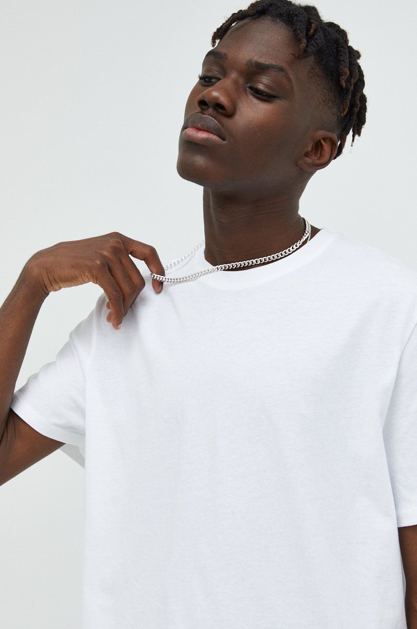 Wrangler t-shirt bawełniany (2-pack) kolor biały gładki