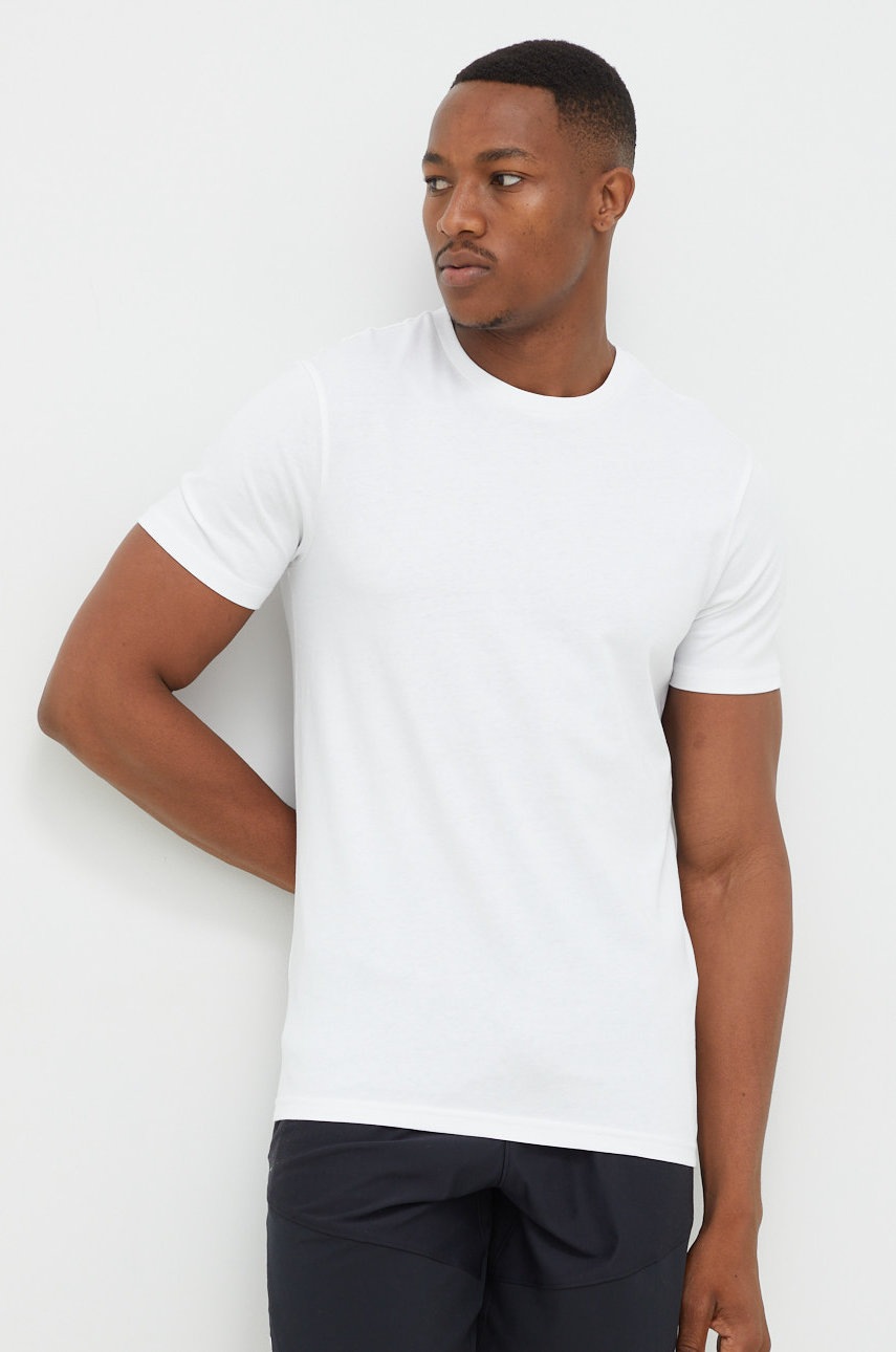 

Памучна тениска Outhorn в бяло с изчистен дизайн, Бял