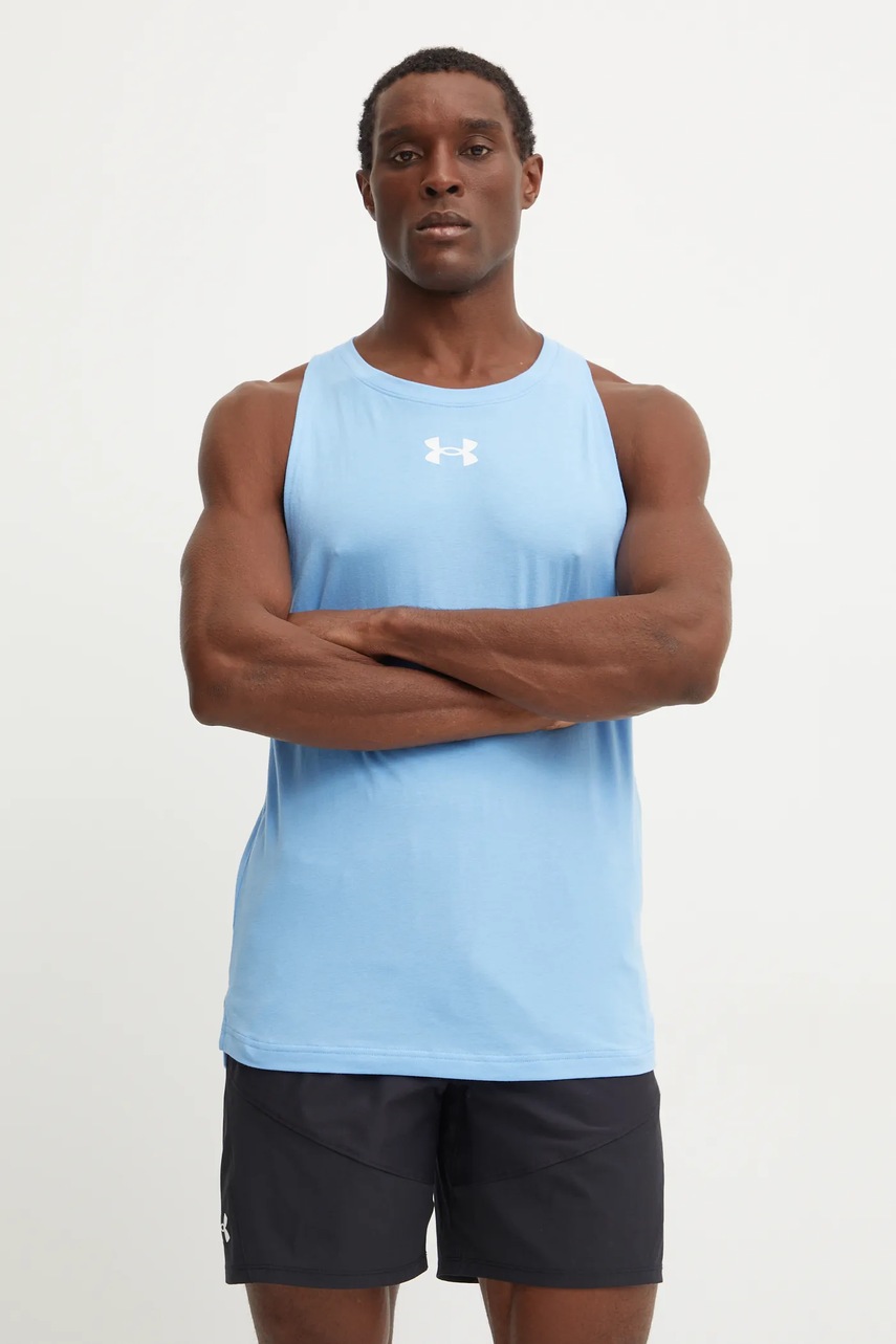 

Тениска Under Armour Baseline в тюркоазено 1361901, Син