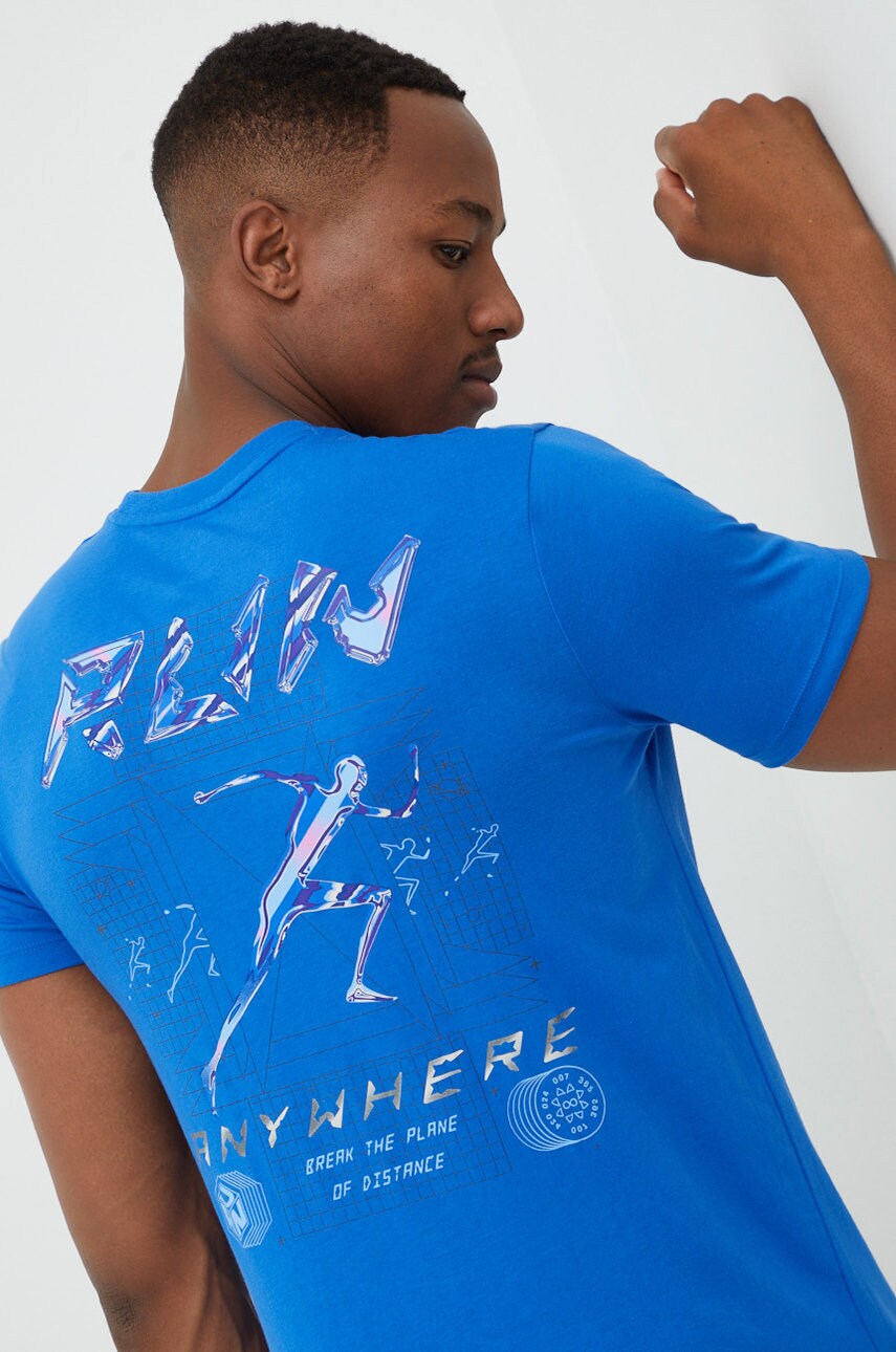 Under armour tricou run anywhere barbati, cu imprimeu