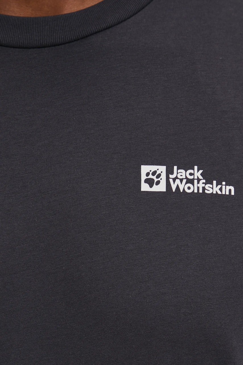Βαμβακερό μπλουζάκι Jack Wolfskin Essential φωτογραφία