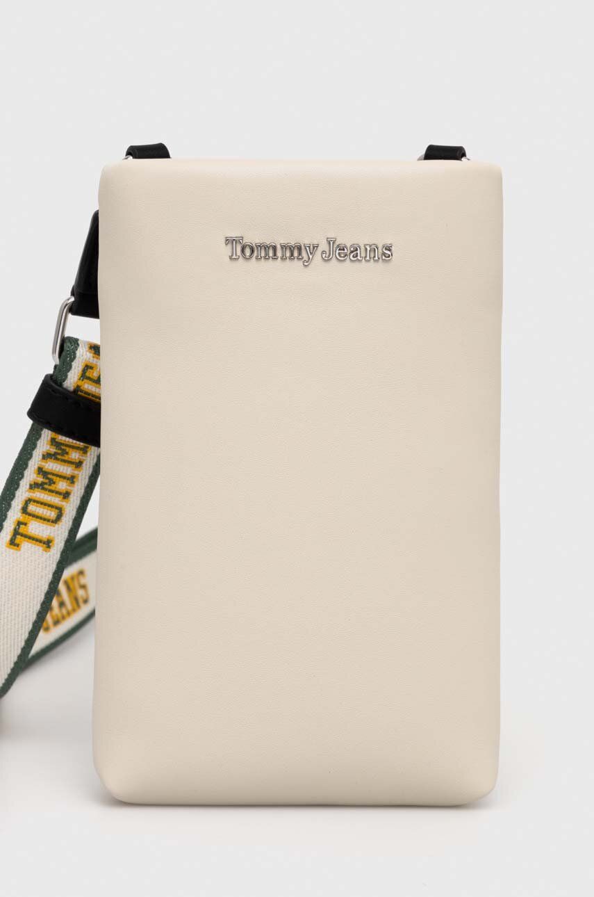 Obal na telefon Tommy Jeans béžová barva