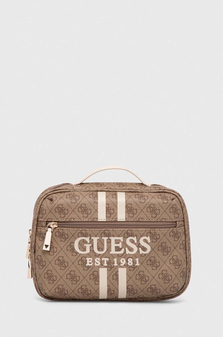 

Косметичка Guess колір коричневий