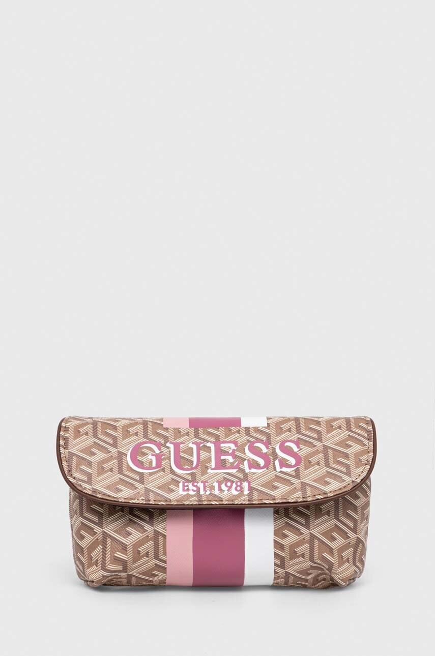 

Косметичка Guess колір бежевий