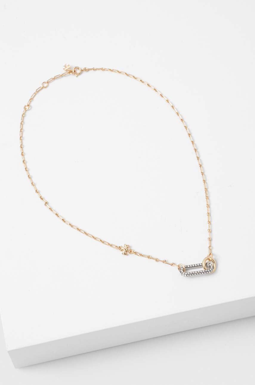 

Позолочене кольє Tory Burch