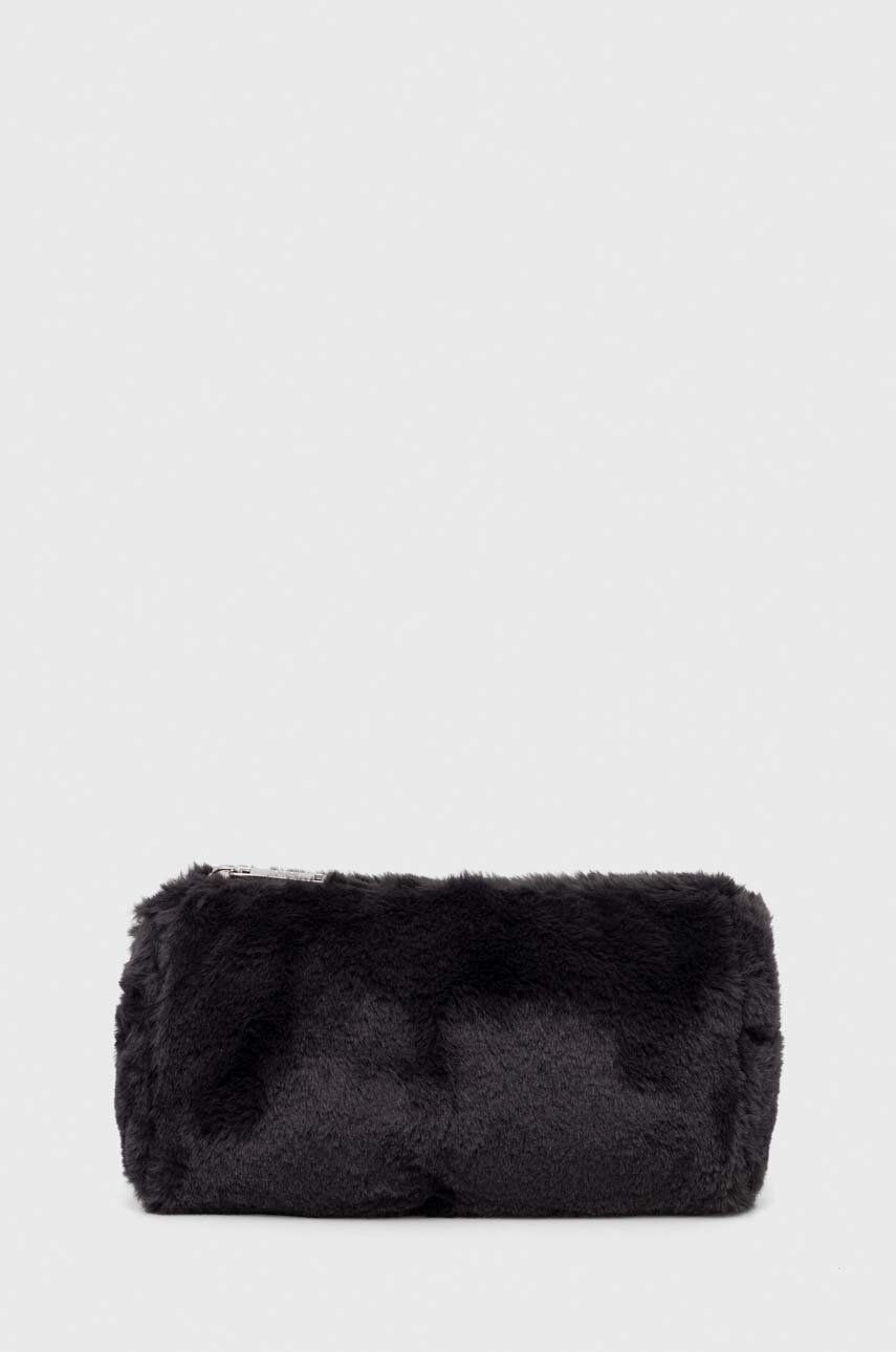 Kosmetická taška United Colors of Benetton černá barva - černá - 100 % Polyester