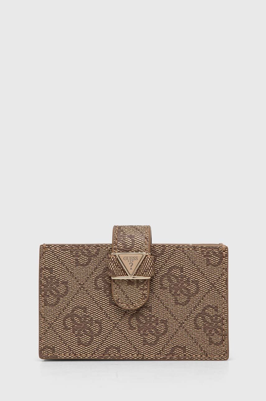 

Чехол на карты Guess цвет бежевый
