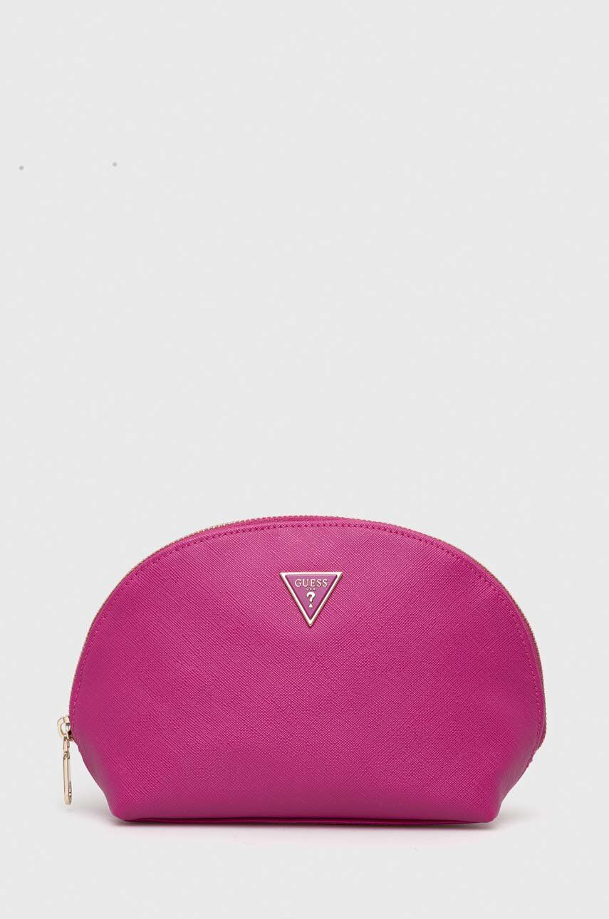 Levně Kosmetická taška Guess DOME růžová barva, PW1574 P3370