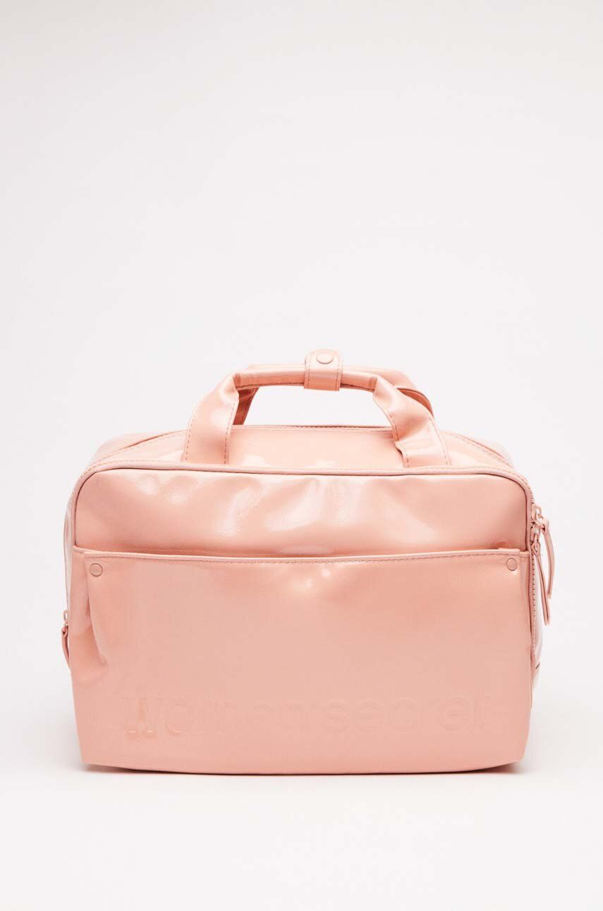 Kosmetická taška women′secret EVERYDAY ESSENTIALS 1 růžová barva, 4846946 - růžová - 100 % PVC