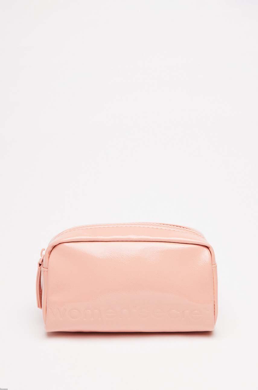 Kosmetická taška women′secret EVERYDAY ESSENTIALS 1 růžová barva, 4846950 - růžová - 100 % PVC