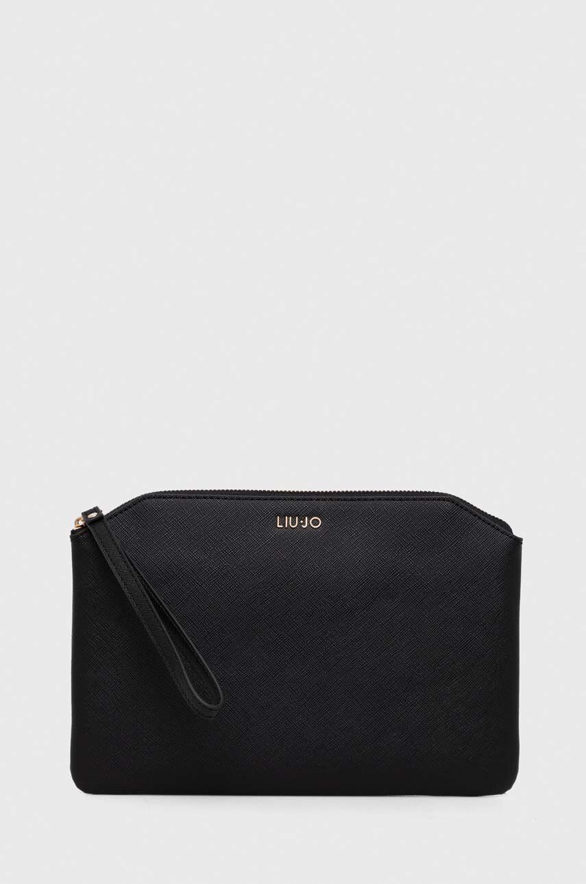 Kozmetická taška Liu Jo čierna farba