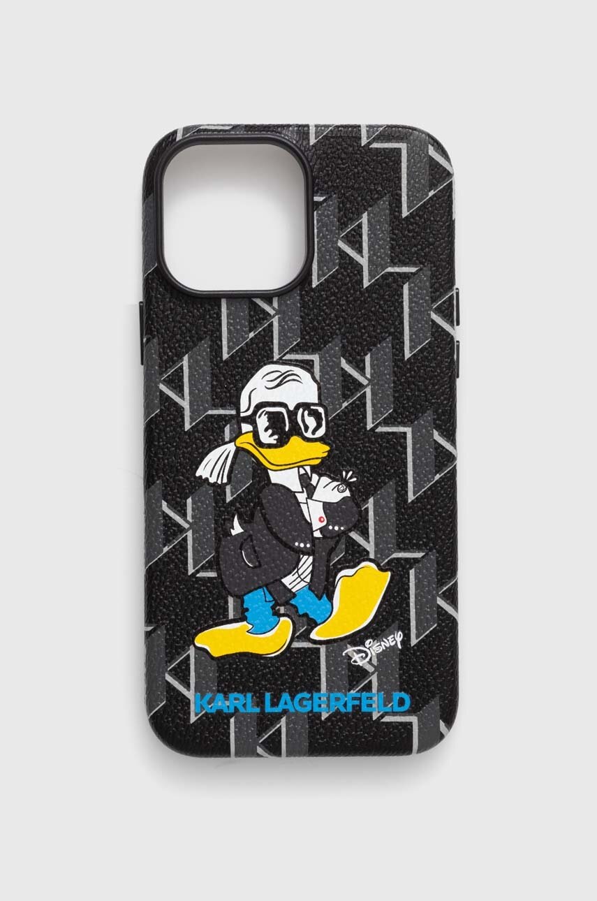 

Чохол на телефон Karl Lagerfeld iPhone 13 Pro Max x Disney колір чорний