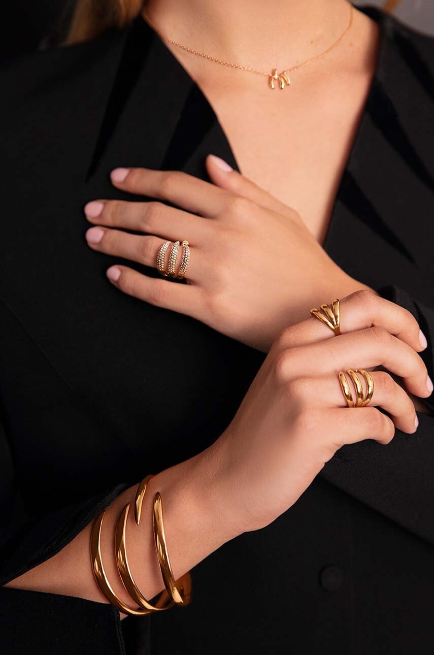 Επιχρυσωμένο κολιέ Lilou Forza φωτογραφία