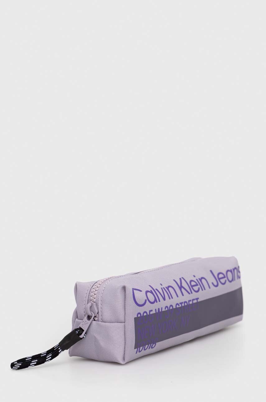 Пенал Calvin Klein Jeans цвет фиолетовый