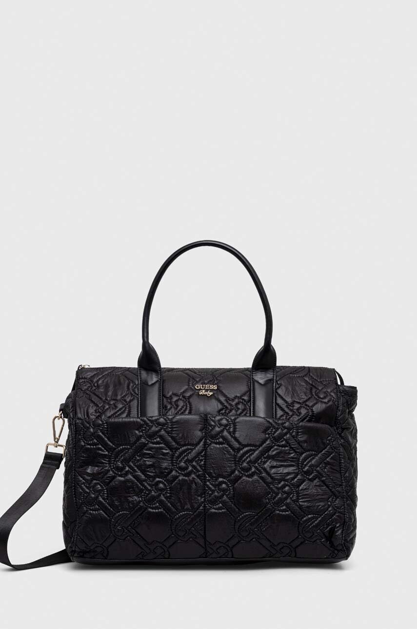 

Чанта за количка Guess, Черен