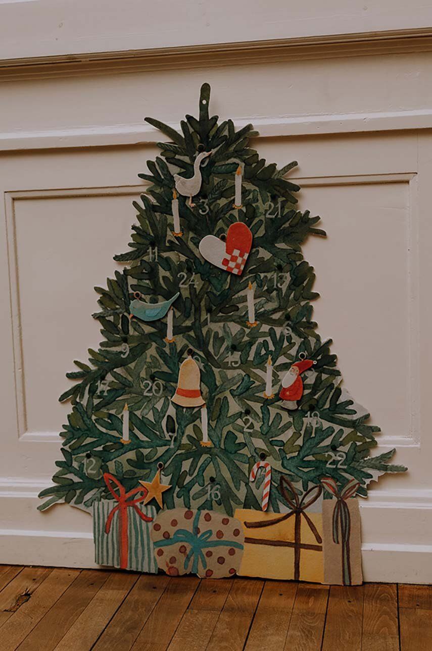 Levně Adventní kalendář pro děti That's mine F4000 Felt Christmas tree