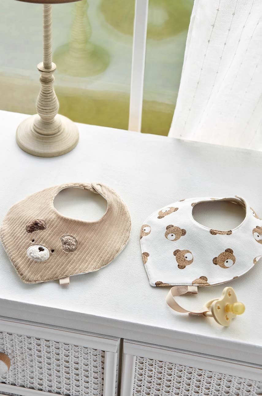 

Бебешки лигавник Mayoral Newborn Gift box (2 броя), Кафяв