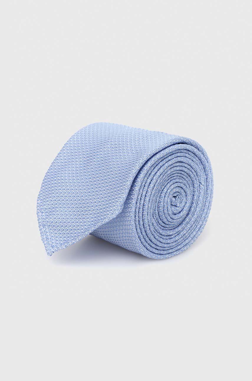 Boss BOSS krawat kolor niebieski