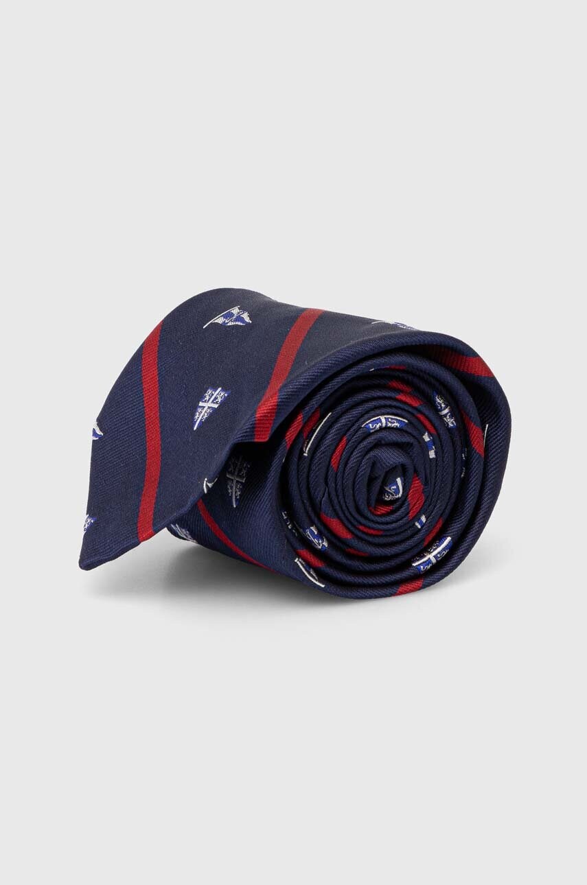 

Шелковый галстук Polo Ralph Lauren цвет синий
