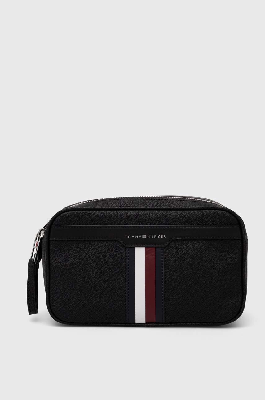 

Козметична чанта Tommy Hilfiger в черно, Черен
