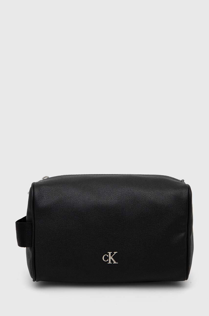 

Козметична чанта Calvin Klein Jeans в черно, Черен