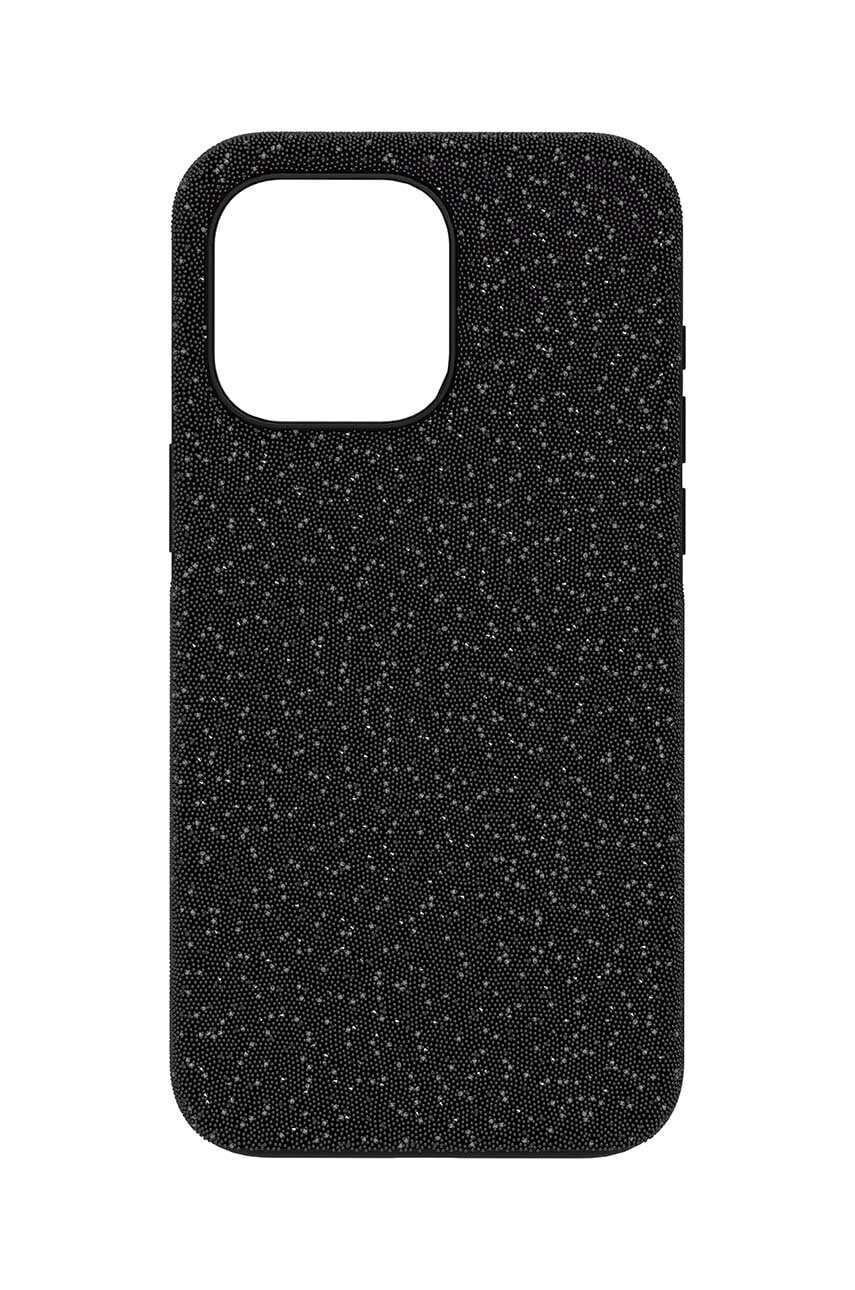 Swarovski husă pentru telefon 5680861 HIGH 15 PRO culoarea negru