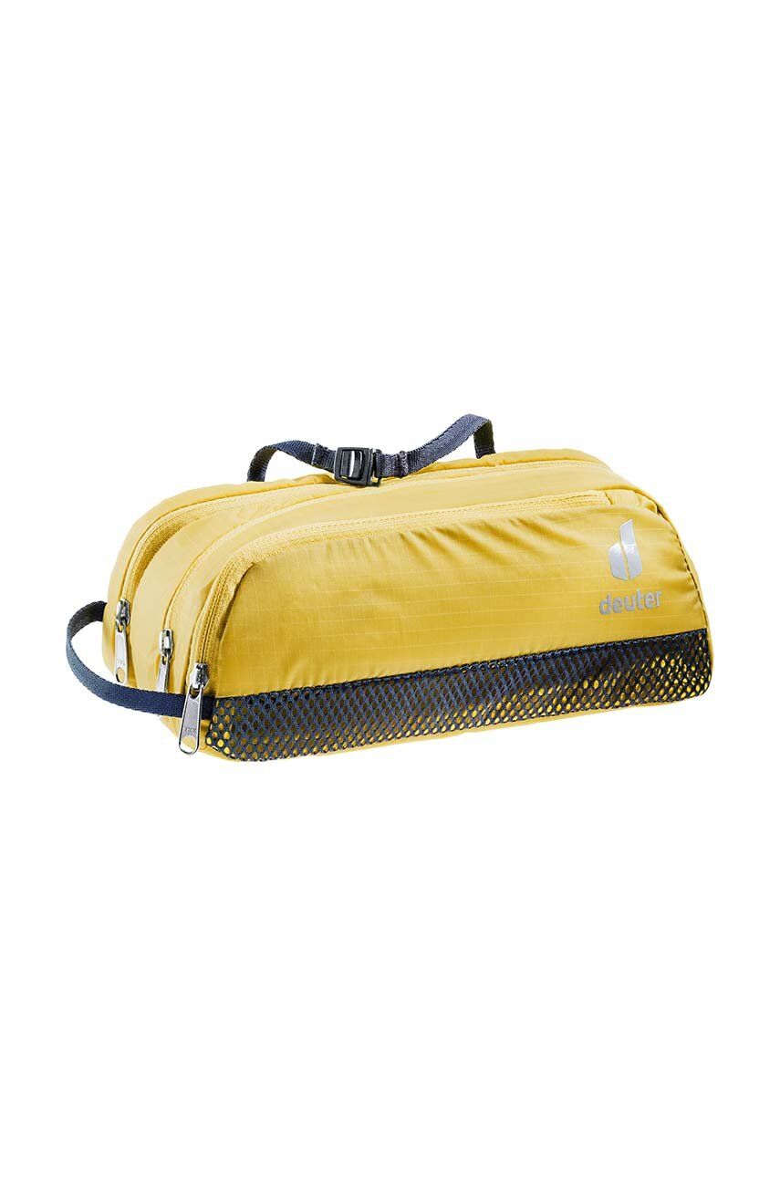 Kosmetická taška Deuter Wash Bag Tour II žlutá barva - žlutá - Hlavní materiál: 100 % Polyamid 
