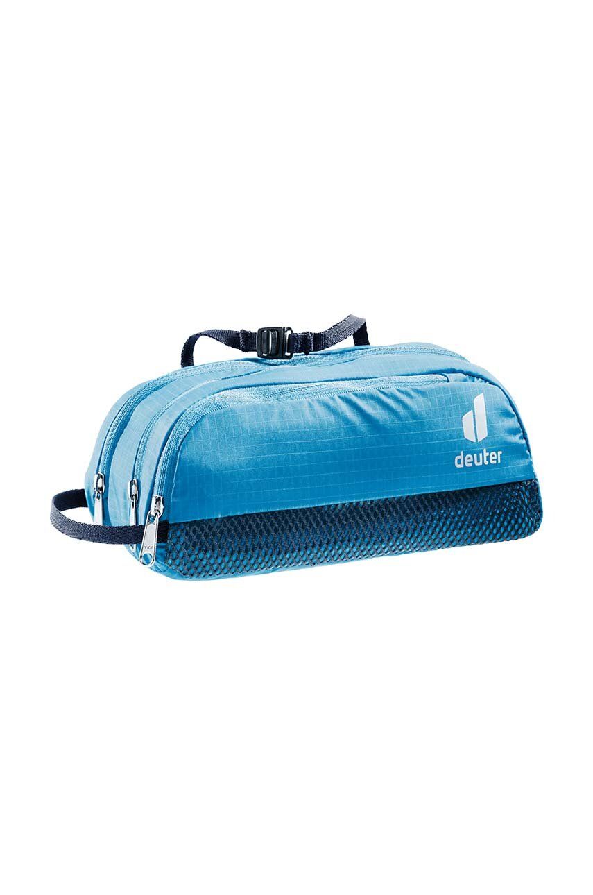 Kosmetická taška Deuter Wash Bag Tour II - modrá - Hlavní materiál: 100 % Polyamid Ozdobné prvk