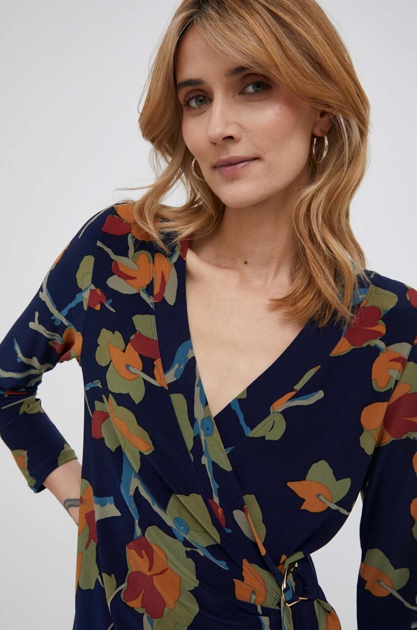 

Лонгслив Lauren Ralph Lauren женская цвет синий