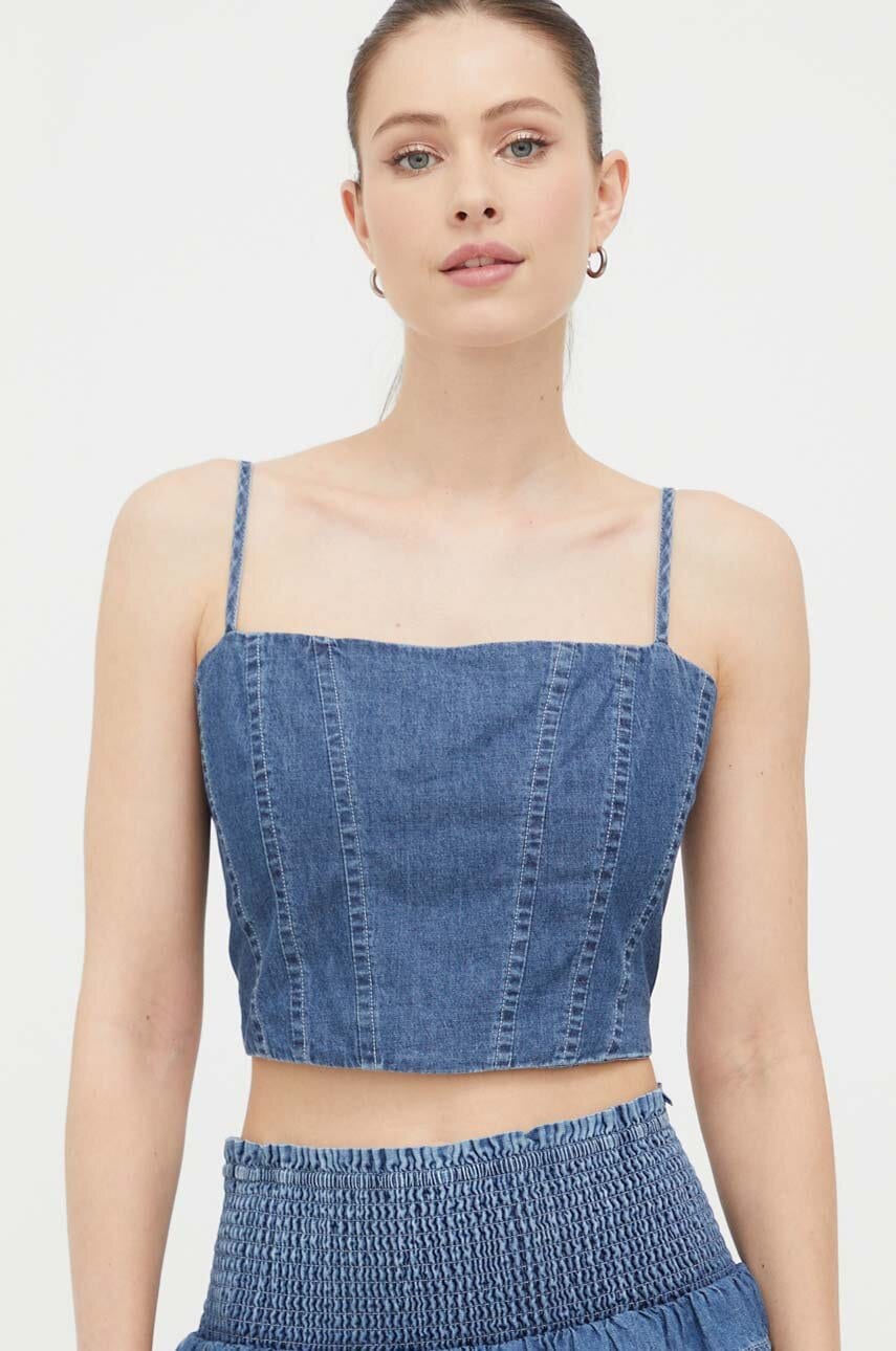 Dkny top din denim