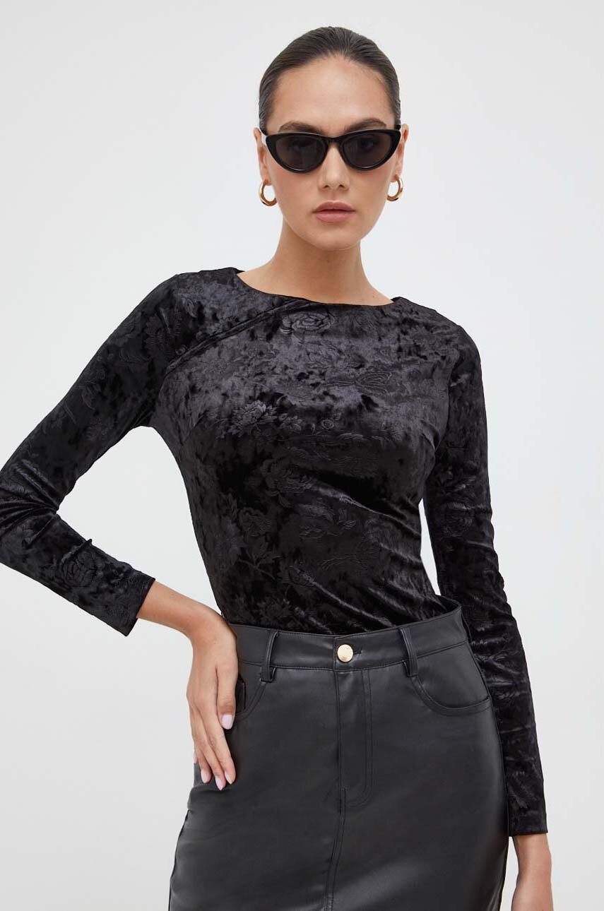 

Лонгслів Guess жіночий колір чорний