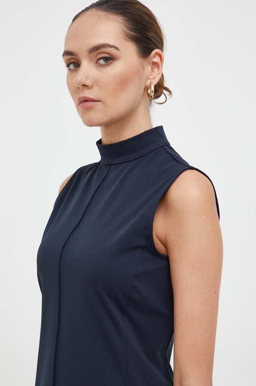 

Блузка Max Mara Leisure жіноча колір синій однотонна