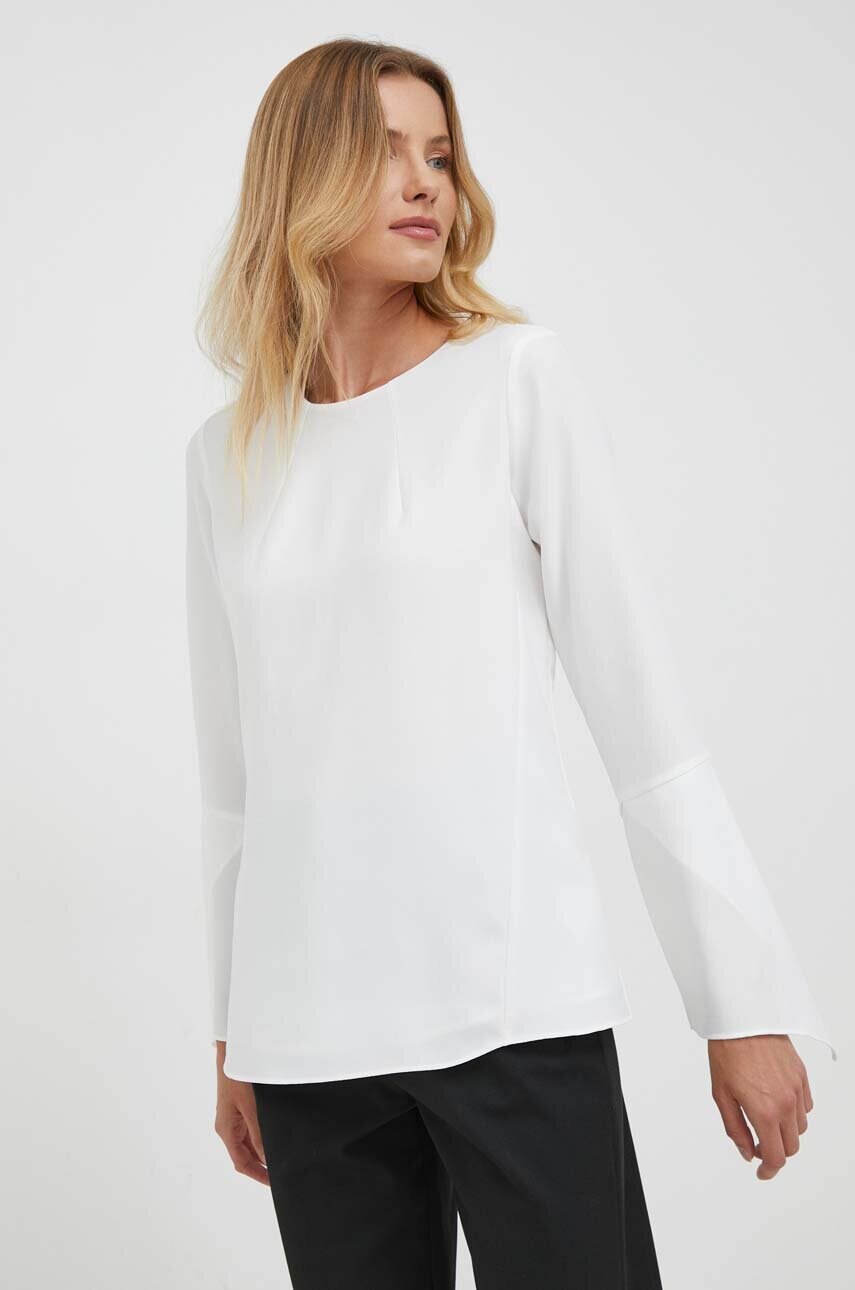 

Блузка Dkny жіноча колір білий однотонна