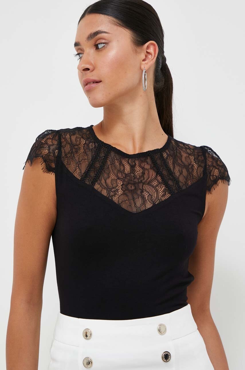 Morgan bluza femei, culoarea negru Morgan bluza femei, culoarea negru