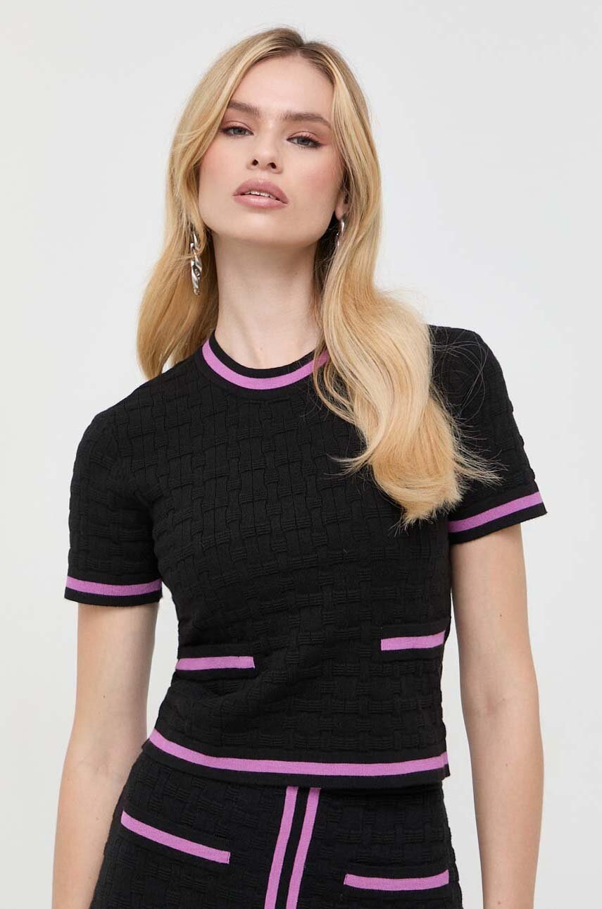 

Светр Karl Lagerfeld жіночий колір чорний легкий