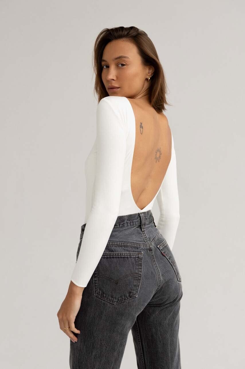 Saint Body body culoarea alb, neted
