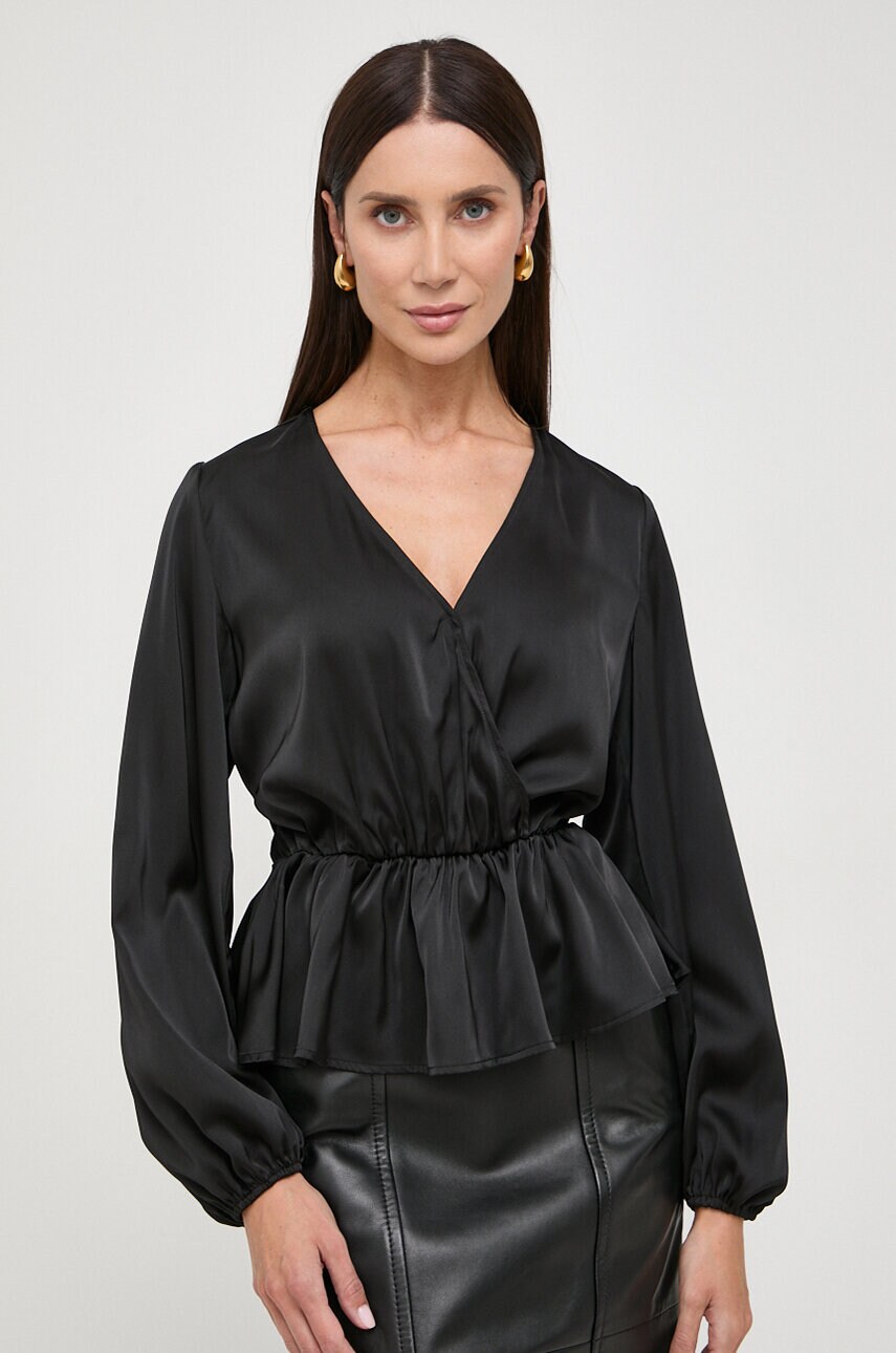 

Блуза Guess JULEY в черно с изчистен дизайн W4RH68 WEFC2, Черен