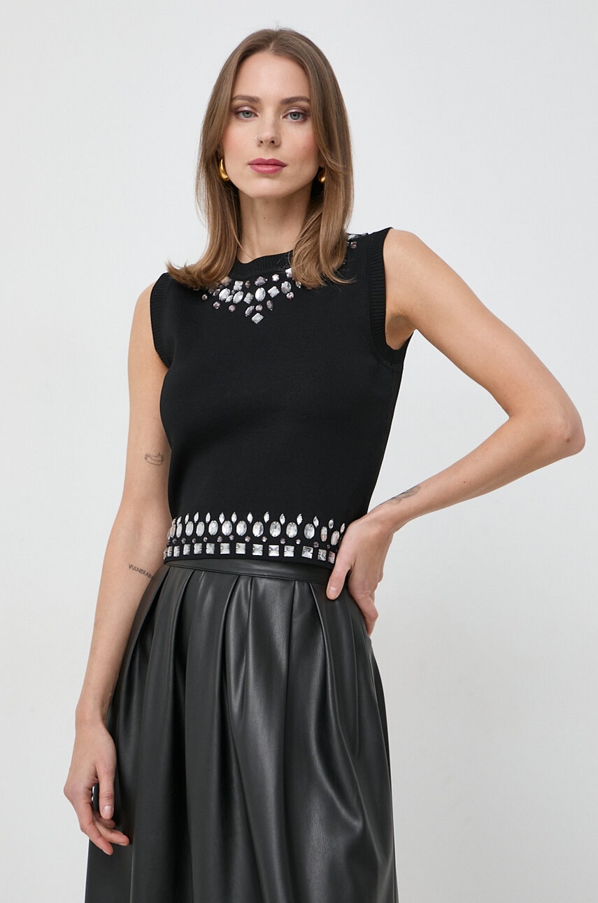 

Безрукавка Guess жіноча колір чорний