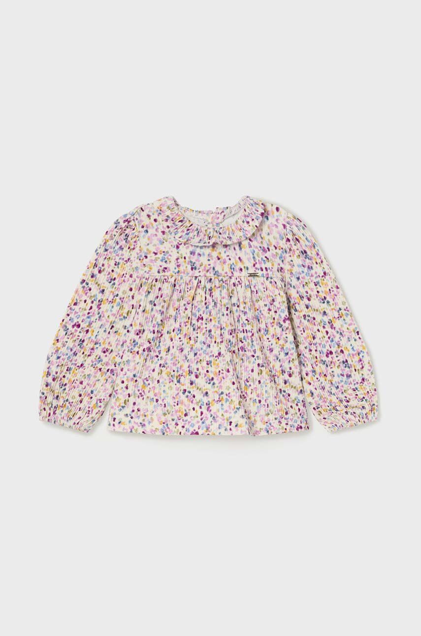 Блузка для младенцев Mayoral цвет фиолетовый узор