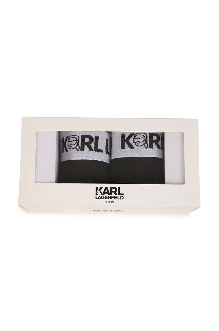 Детские боксеры Karl Lagerfeld 2 шт цвет чёрный Детские боксеры Karl Lagerfeld 2 шт цвет чёрный