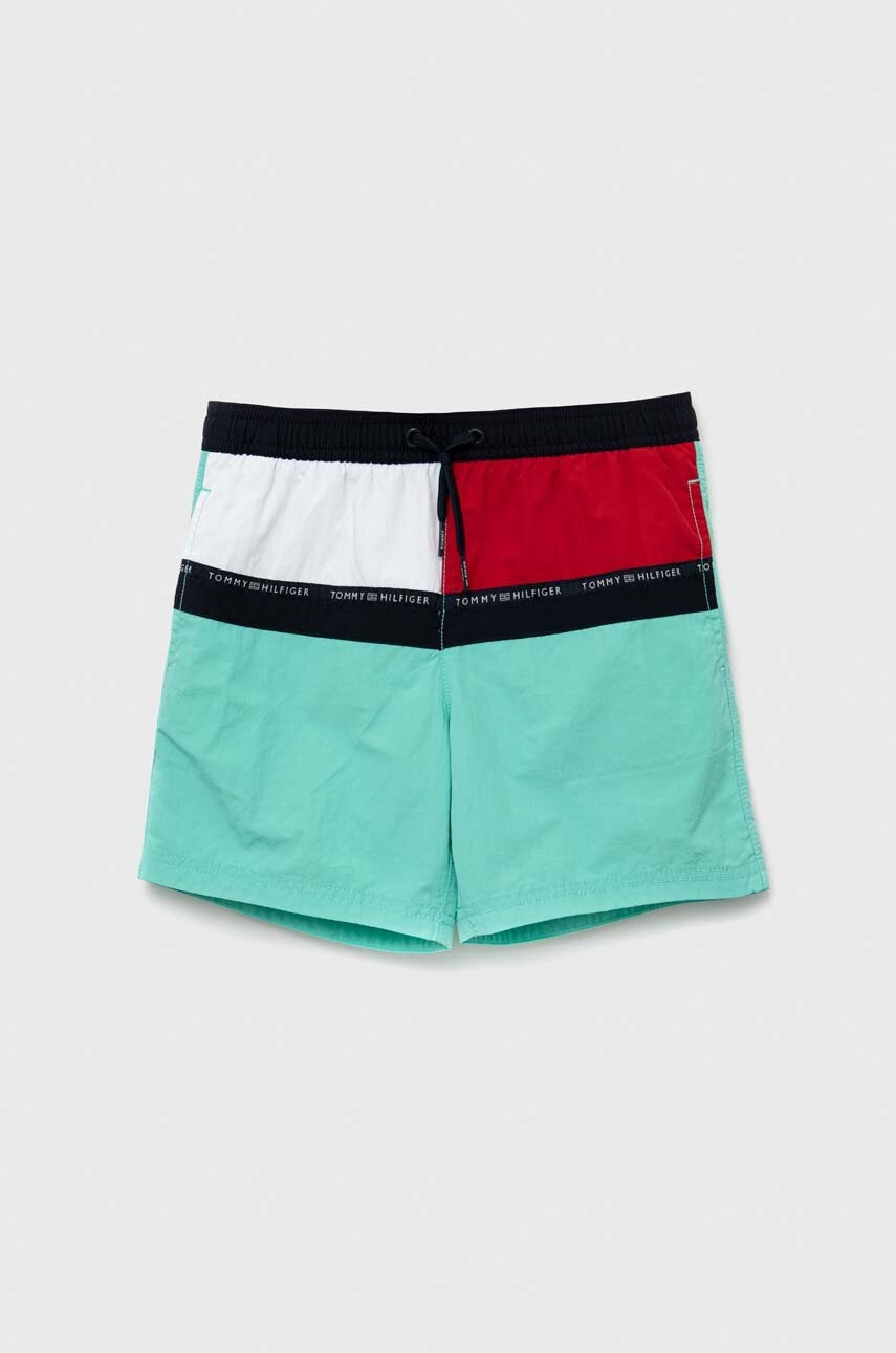 

Детские шорты для плавания Tommy Hilfiger цвет бирюзовый