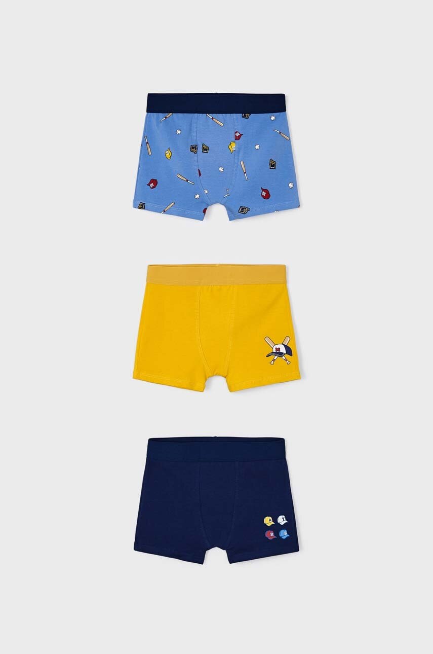 Детские боксеры Mayoral 3 шт цвет жёлтый в Луцке Детские боксеры Mayoral 3 шт цвет жёлтый в Луцке
