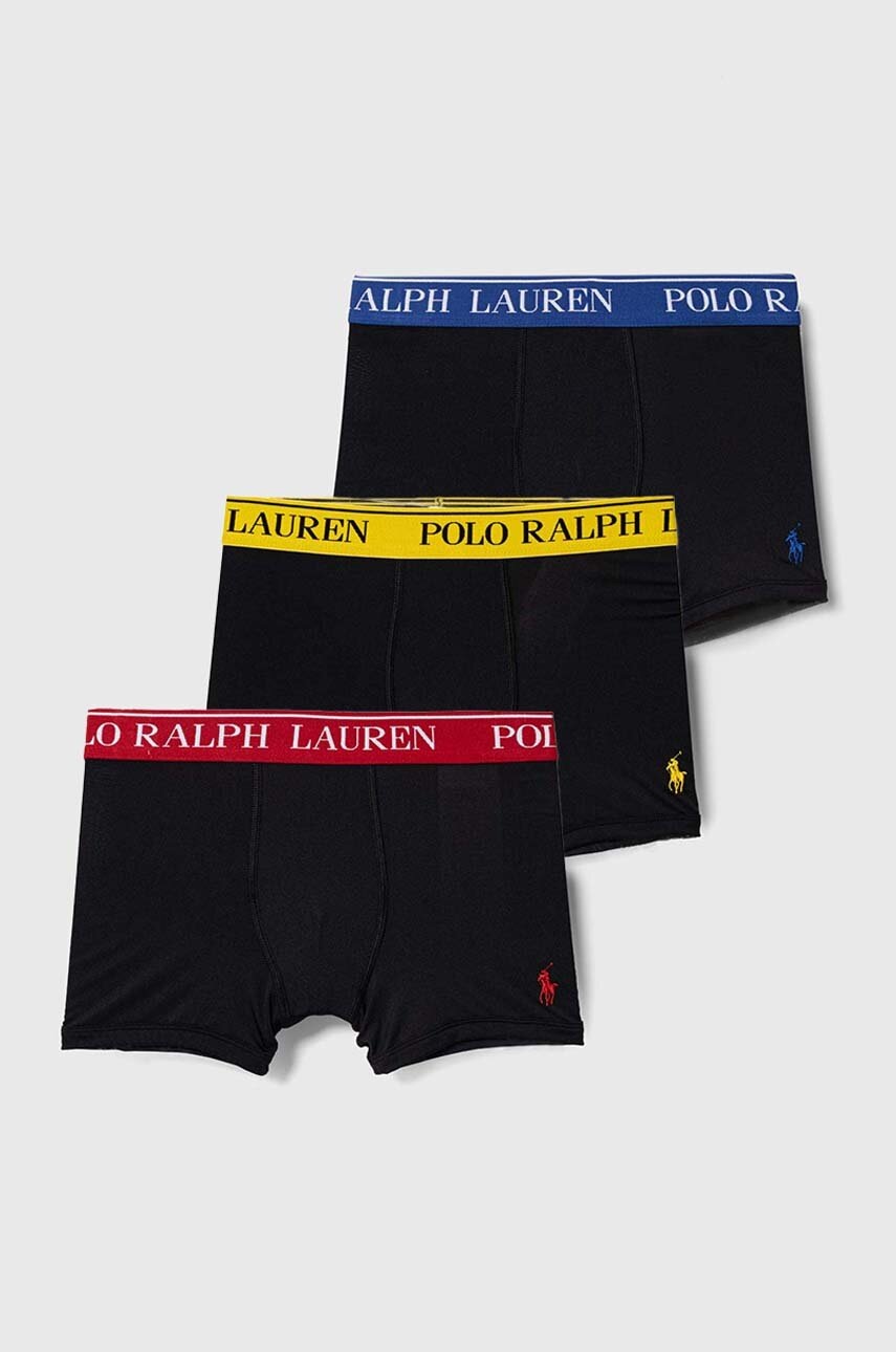 

Дитячі боксери Polo Ralph Lauren 3-pack колір чорний
