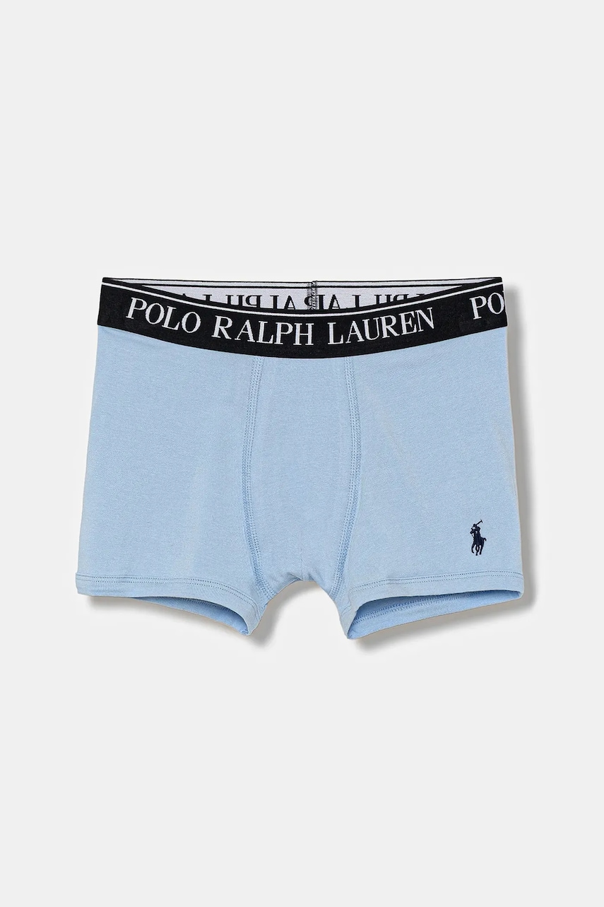 Детские боксеры Polo Ralph Lauren 5 шт цвет серый 9P5014 Детские боксеры Polo Ralph Lauren 5 шт цвет серый 9P5014
