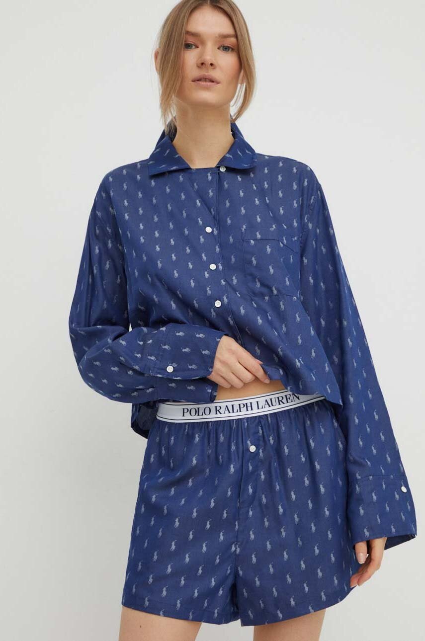 

Піжама Polo Ralph Lauren жіноча колір синій