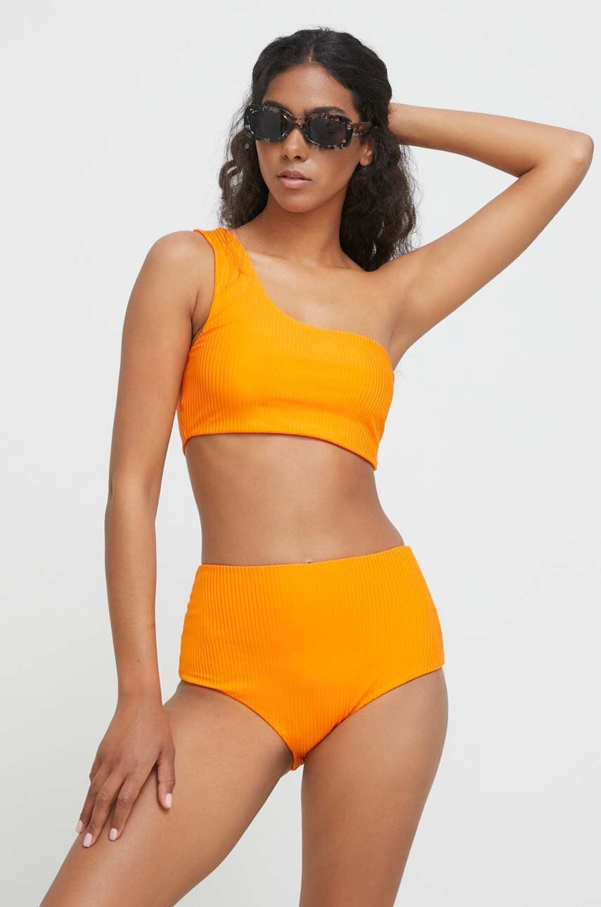 Dvoudílné plavky Résumé oranžová barva, měkký košík - oranžová -  93 % Polyamid