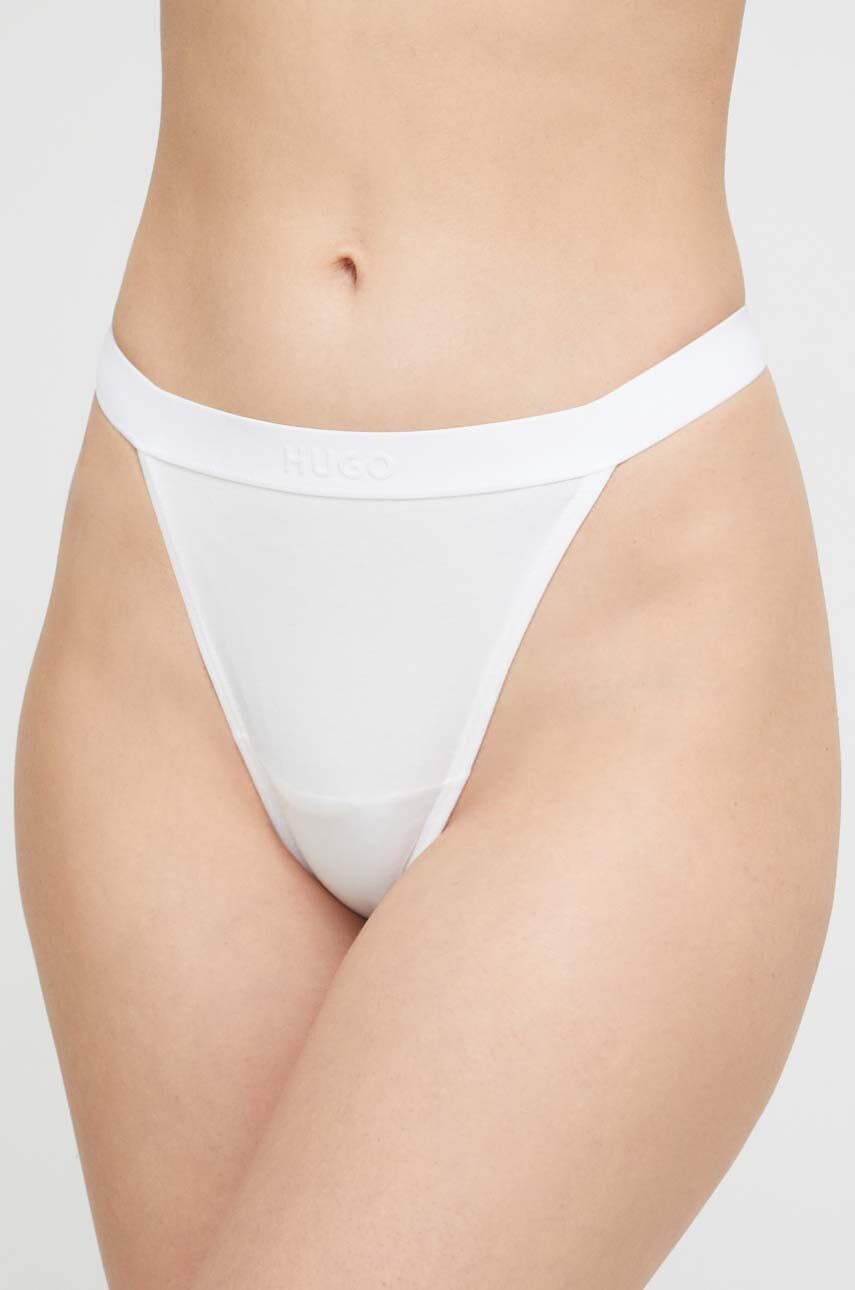 HUGO tanga 3-pack culoarea alb