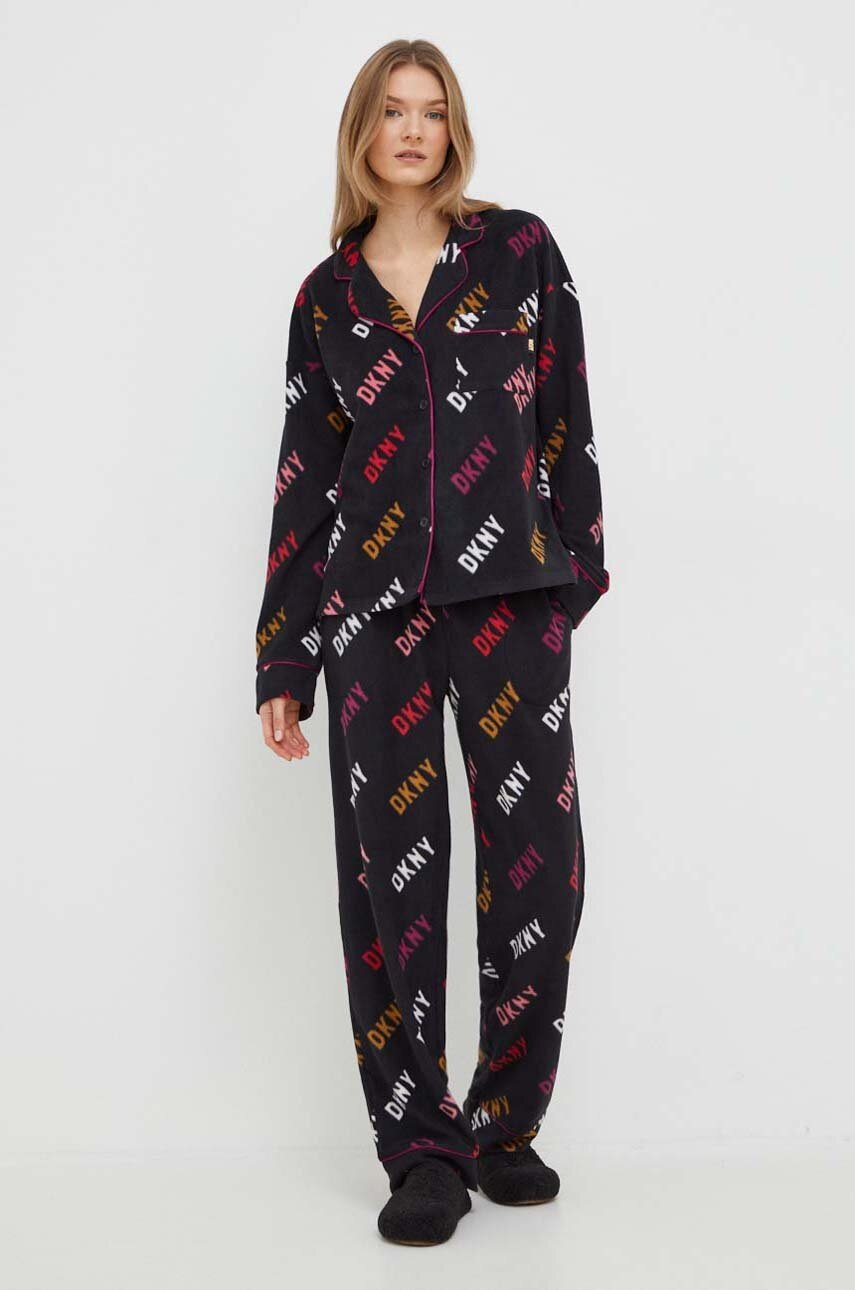 

Пижама Dkny женская цвет чёрный